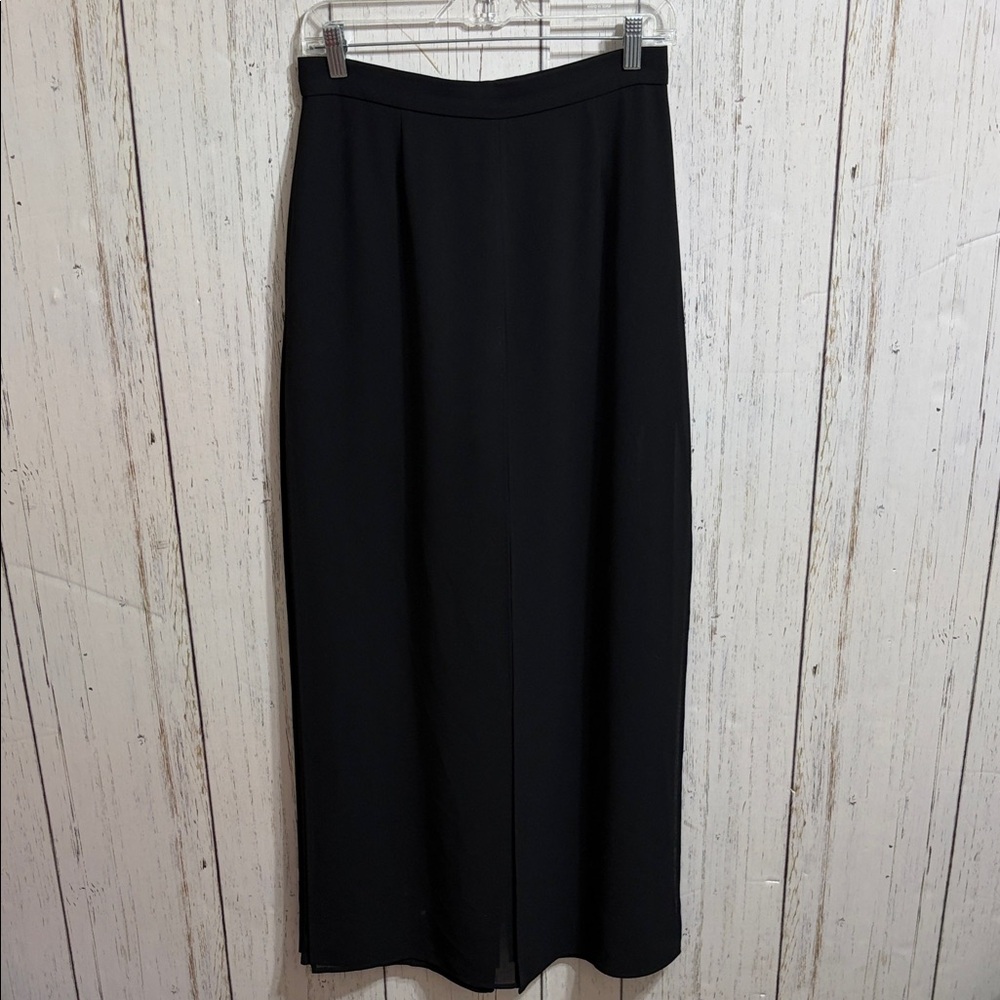 Joseph Ribkoff Classic Black Pants Maxi Skirt Size Medium